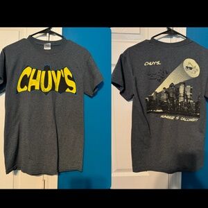 Chuy's Tex Mex Batman Graphic Tee Hunger is Calling Texas Restaurant T-Shirt